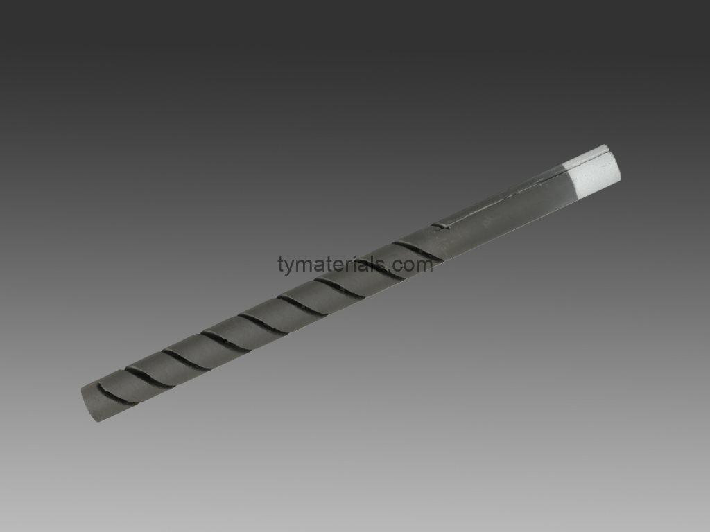 Double Spiral Silicon Carbide Heating Element – A high-performance heating component designed for efficient heat distribution in industrial applications. Featuring a robust double spiral design, this element is made from durable silicon carbide material, ideal for high-temperature environments.