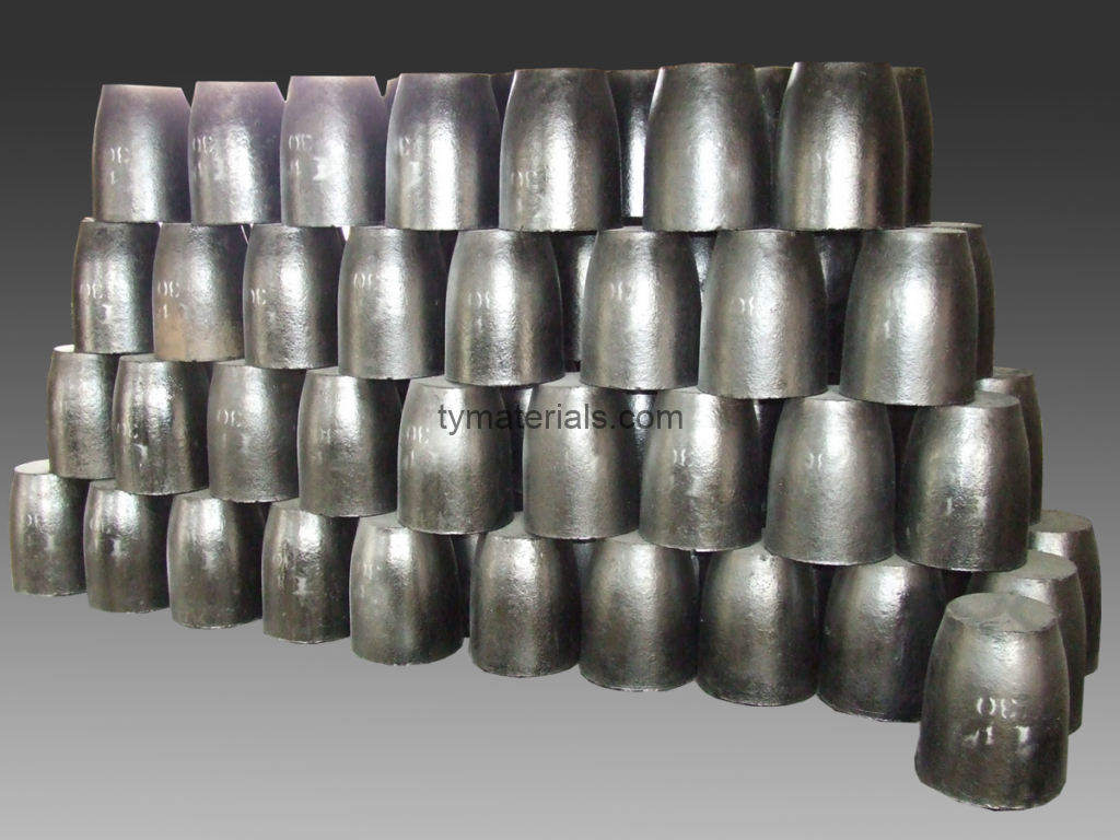 High-quality clay graphite crucible with excellent thermal shock resistance, perfect for industrial smelting and casting applications.